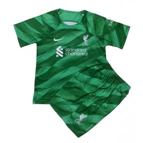 Liverpool Bramkarskie Koszulka Trzecich Dziecięca 2023-24 Krótki Rękaw (+ Krótkie spodenki)